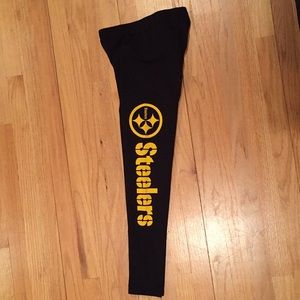Black PITTSBURGH STEELERS leggings